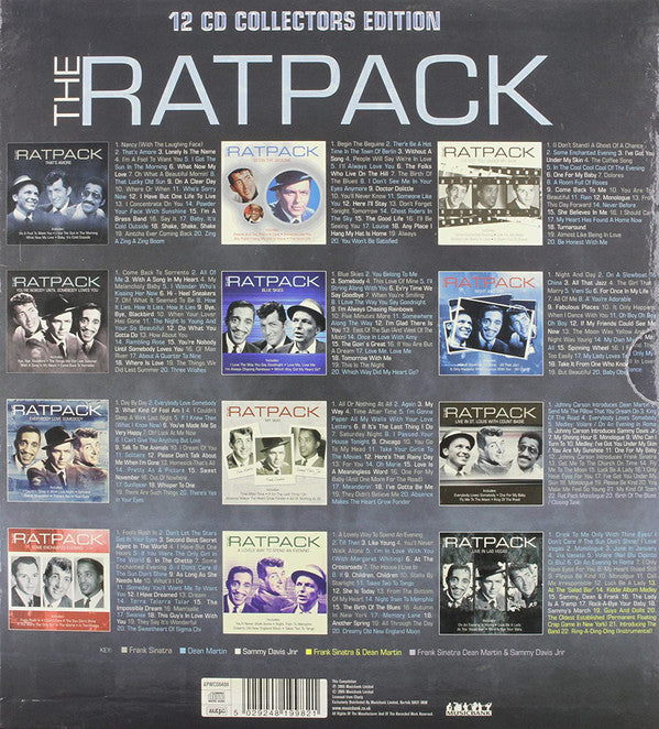 Frank Sinatra, Dean Martin, Sammy Davis Jr. : The Rat Pack (12xCD, Comp)