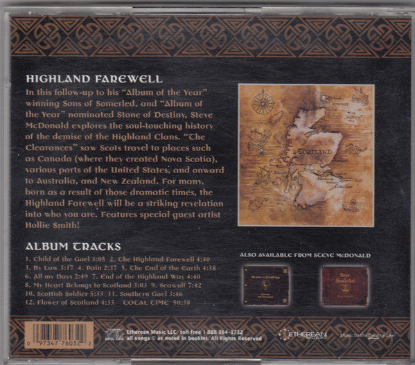 Steve McDonald : Highland Farewell (CD, Album)