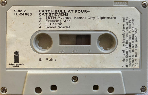 Cat Stevens : Catch Bull At Four (Cass, Album)