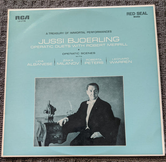 Jussi Björling : Operatic Duets With Robert Merrill (LP, Mono)