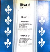 Bach* : Cantatas Nos. 9 / 137 (LP, Mono)