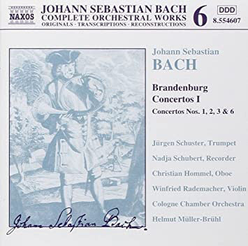 Johann Sebastian Bach - Kölner Kammerorchester, Helmut Müller-Brühl : Brandenburg Concertos I (CD)