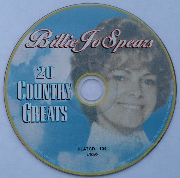 Billie Jo Spears : 20 Country Greats (CD, Comp, RM)