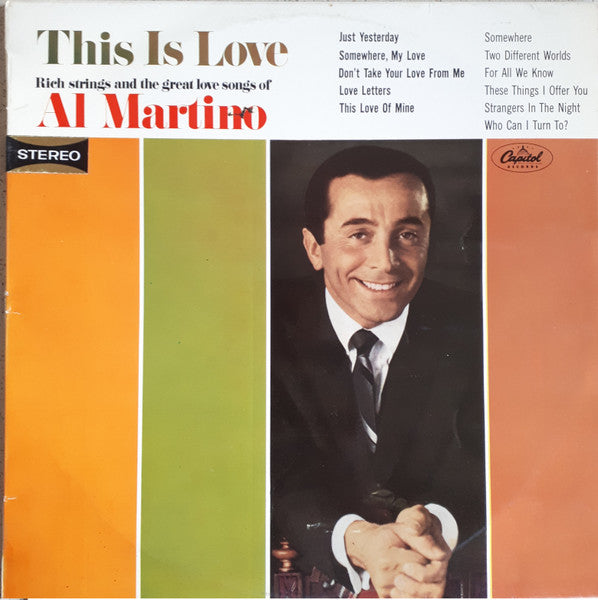 Al Martino : This Is Love (LP, Album)
