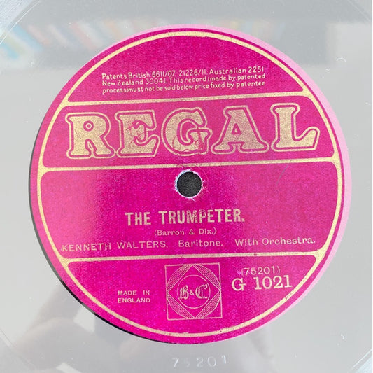 Kenneth Walters : The Trumpeter / The Bandolero (Shellac, 12")