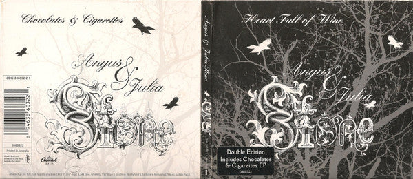 Angus & Julia Stone : Heart Full Of Wine / Chocolates & Cigarettes (Comp + CD, EP + CD, EP)