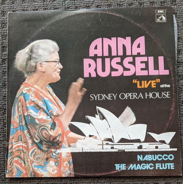 Anna Russell : Anna Russell "Live" at the Sydney Opera House (LP)