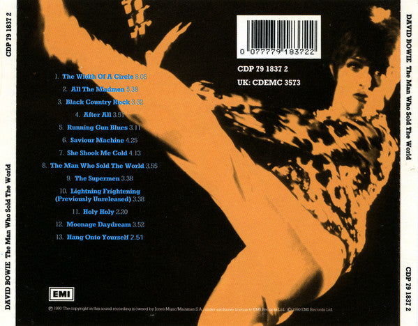 David Bowie : The Man Who Sold The World (CD, Album, RE, RM)