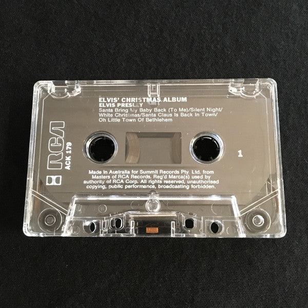 Elvis Presley : Elvis' Christmas Album (Cass, Album, RE, Cle)