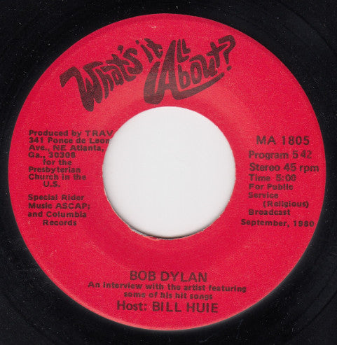 The Beach Boys / Bob Dylan : What's It All About? (7", Transcription)