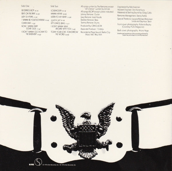 Ramones = Ramones : Ramones = ラモーンズの激情  (CD, Album, Ltd, RE, RM)