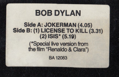 Bob Dylan : Jokerman (12", Promo)