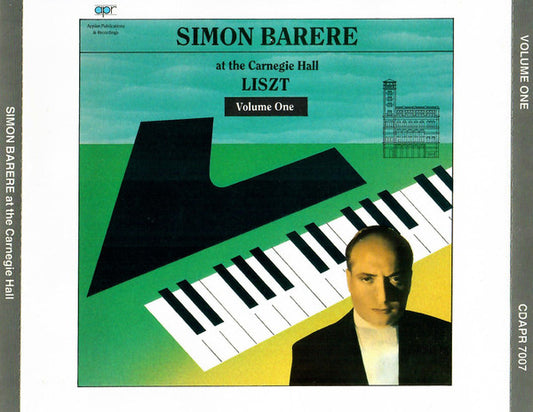 Simon Barere - Franz Liszt : Simon Barere At The Carnegie Hall - Volume One (2xCD, Mono)
