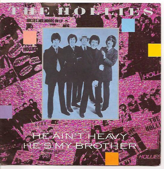 The Hollies : He Ain't Heavy, He's My Brother (7", Single, RE, Sil)