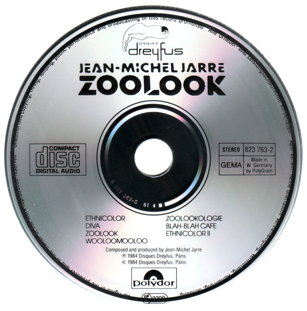 Jean-Michel Jarre : Zoolook (CD, Album)