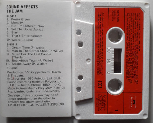 The Jam : Sound Affects (Cass, Album)
