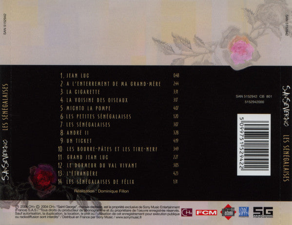 Sanseverino : Les Sénégalaises (CD, Album)