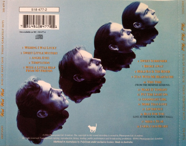 Wet Wet Wet : End Of Part One (Their Greatest Hits) (CD, Comp)