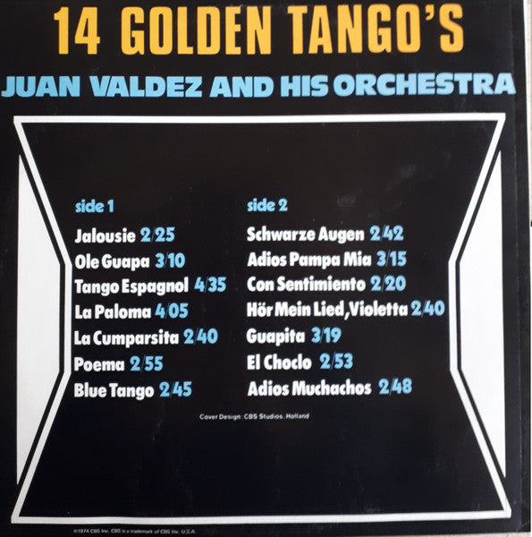Juan Valdéz (3) : 14 Golden Tangos (LP, Album)