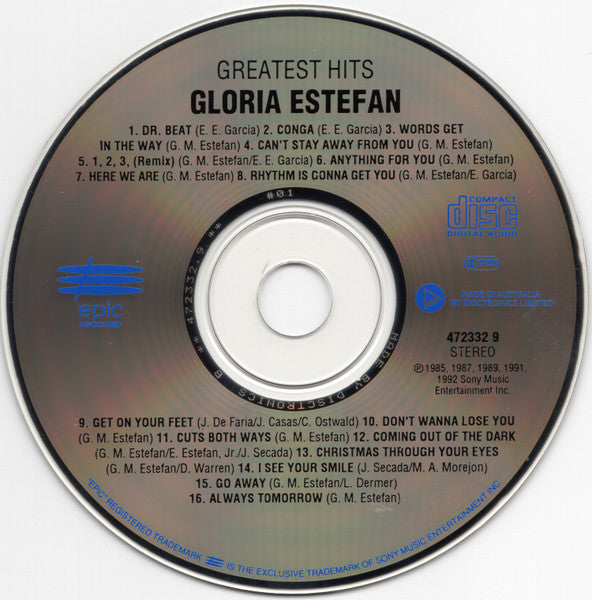 Gloria Estefan : Greatest Hits (2xCD, Comp)