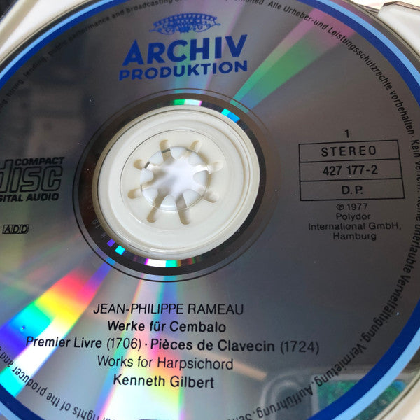 Jean-Philippe Rameau, Kenneth Gilbert : Werke Für Cembalo Works For Harpsichord (2xCD)