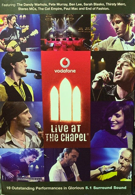 VARIOUS : Vodafone Live At The Chapel (DVD-V, Comp)