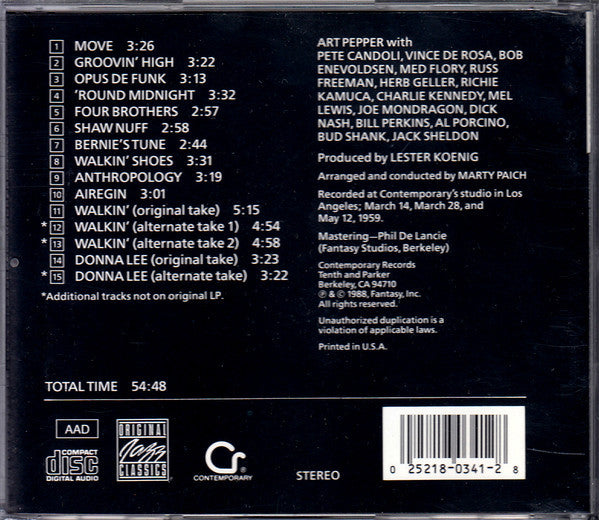 Art Pepper : Art Pepper + Eleven (CD, Album, RE)
