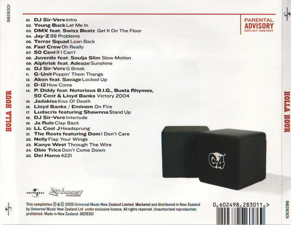 DJ Sir-Vere : Boost Mobile Holla Hour (CD, Comp, Mixed)