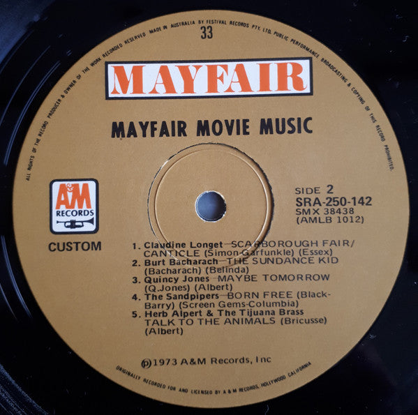 Various : Mayfair Movie Music (LP, Comp)