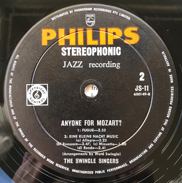 The Swingle Singers* : Anyone For Mozart? (LP, Album)