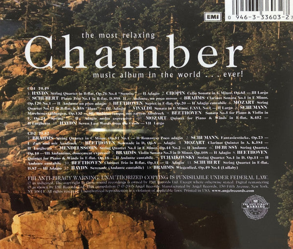 Various : The Most Relaxing Chamber Music Album In The World ... Ever! (2xCD, Comp)