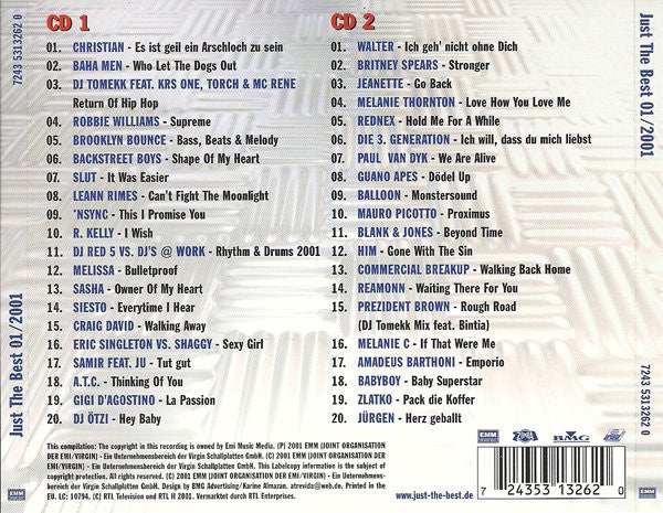 Various : Just The Best 1/2001 (2xCD, Comp)