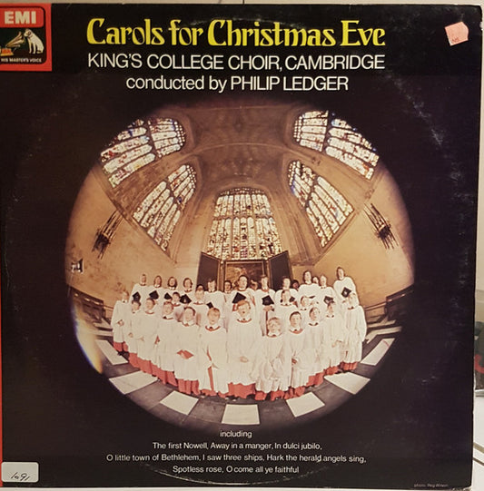 The King's College Choir Of Cambridge : Carols For Christmas Eve (LP, Quad)