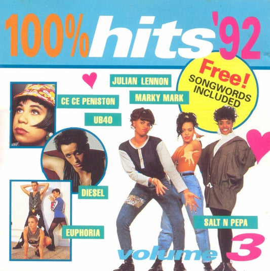 Various : 100% Hits '92 Volume 3 (CD, Comp)