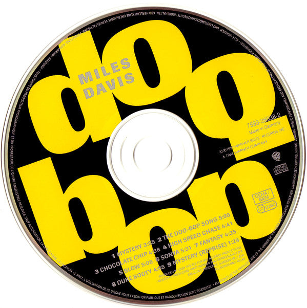 Miles Davis : Doo-Bop (CD, Album)