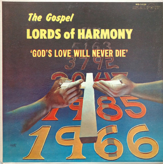 The Gospel Lords Of Harmony : God's Love Will Never Die (LP, Album, Mono)