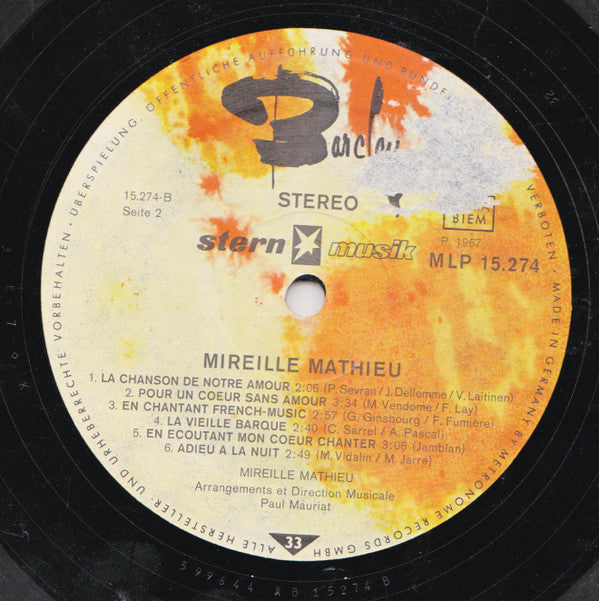 Mireille Mathieu : Mireille Mathieu (LP, Comp)