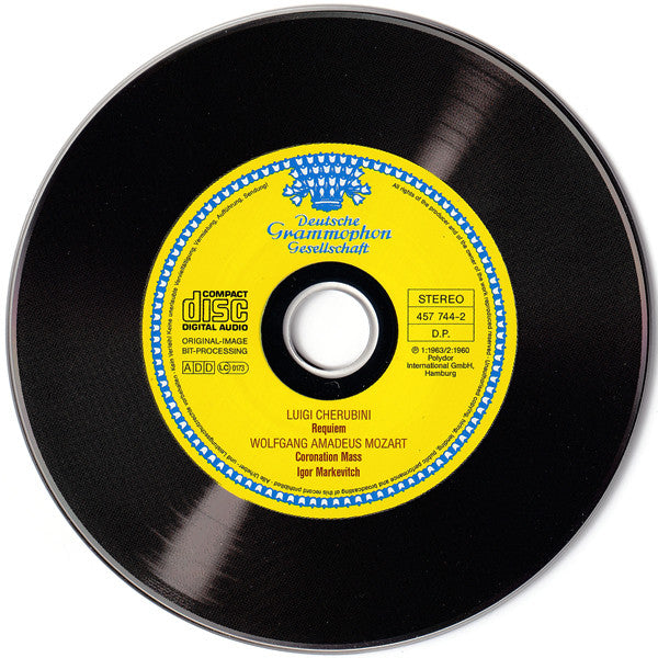 Cherubini*, Mozart* - Maria Stader · Oralia Dominguez · Ernst Haefliger · Michel Roux, Igor Markevitch : Cherubini: Requiem / Mozart: Krönungsmesse = Coronation Mass (CD, Comp, RM)