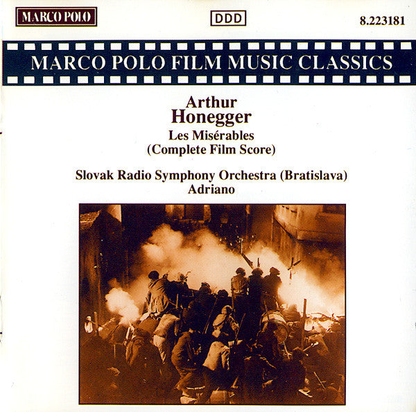 Arthur Honegger - Slovak Radio Symphony Orchestra (Bratislava)*, Adriano (3) : Les Misérables (Complete Film Score) (CD, Album)