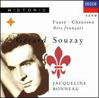 Gérard Souzay, Jacqueline Bonneau, Gabriel Fauré, Ernest Chausson, Antoine Boesset : Airs français (Mélodies ) (CD, Mono)