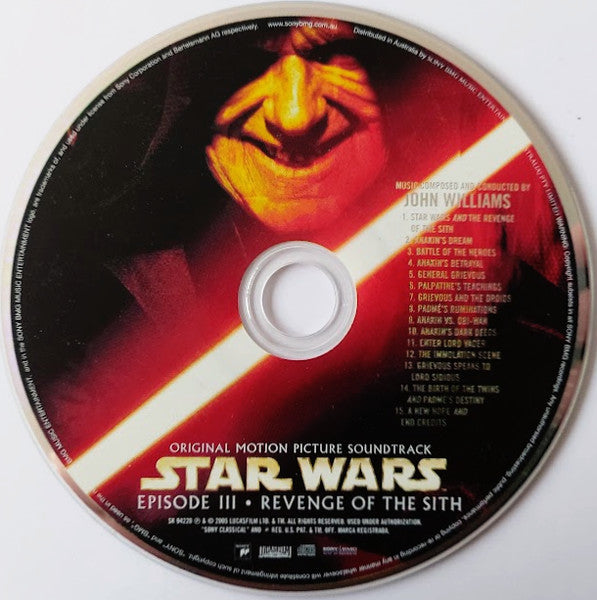 John Williams (4) : Star Wars Episode III: Revenge Of The Sith (Original Motion Picture Soundtrack) (CD, Album + DVD-V, Ltd, NTSC, Dol)