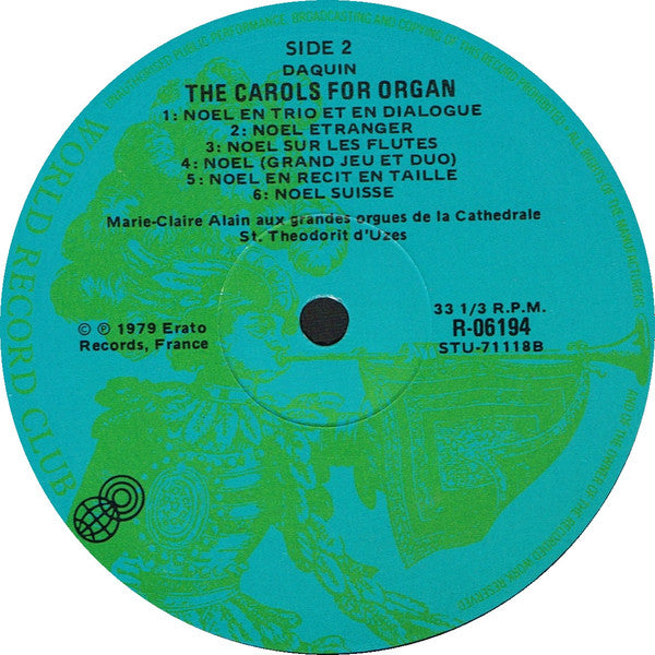 Louis-Claude Daquin : The Twelve Noels (LP, Album, Club)