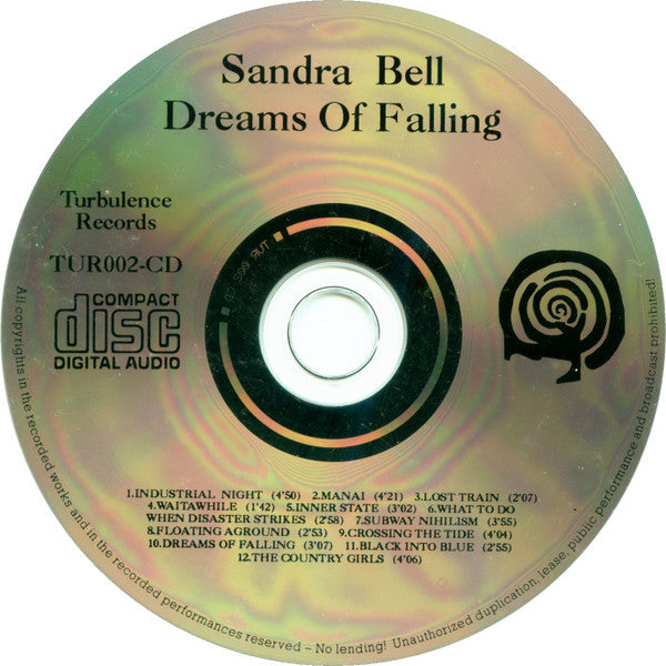 Sandra Bell : Dreams Of Falling (CD, Album)