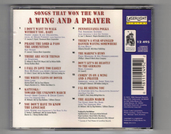 Various : A Wing And A Prayer (CD, Comp)