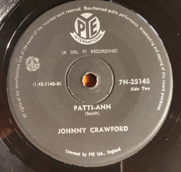 Johnny Crawford : Cindy's Birthday (7", Single)