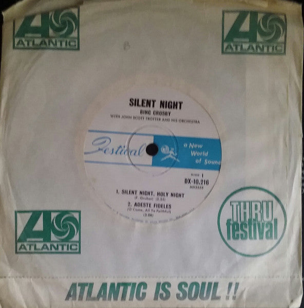 Bing Crosby, John Scott Trotter And His Orchestra : Silent Night (7", EP)