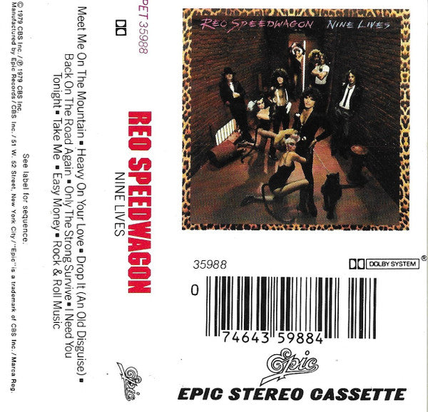 REO Speedwagon : Nine Lives (Cass, Album, RE)