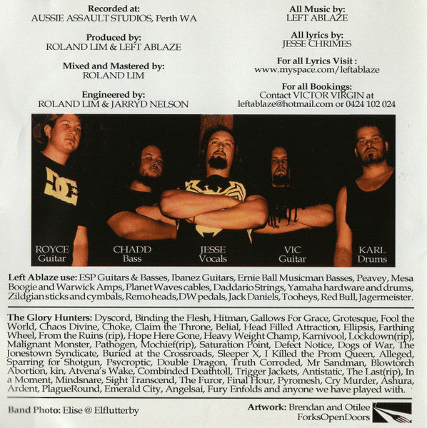 Left Ablaze : Die For Me  (CDr, EP)