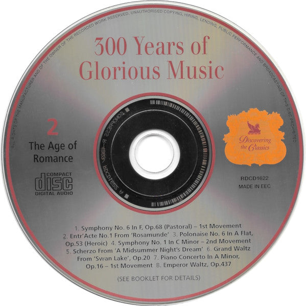 Various : 300 Years Of Glorious Music (3xCD, Comp)