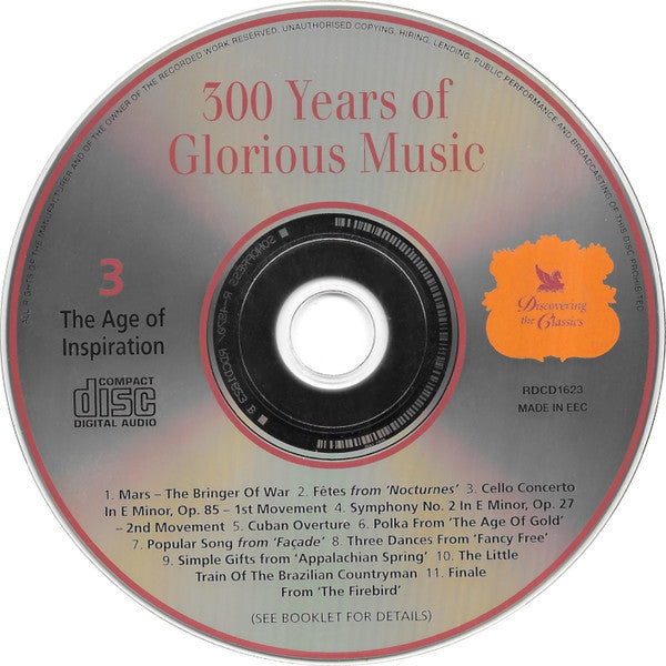 Various : 300 Years Of Glorious Music (3xCD, Comp)
